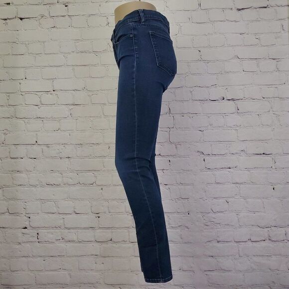 TORY burch blue denim skinny jeans 27 - Picture 4 of 5
